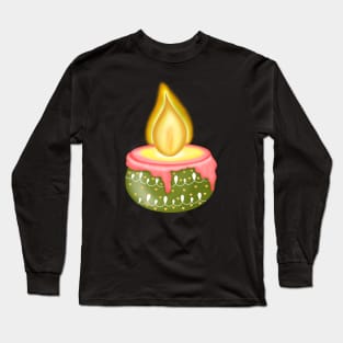 Cute christmas candle Long Sleeve T-Shirt